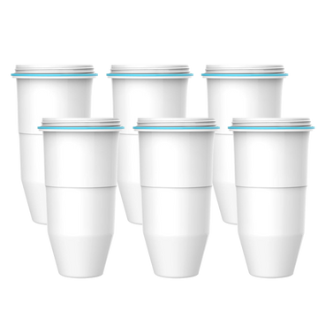 AQUACREST Water Filters, Compatible with ZeroWater® Pitcher and Dispenser, Reduces Chlorine, PFOA/PFOS, TDS and More