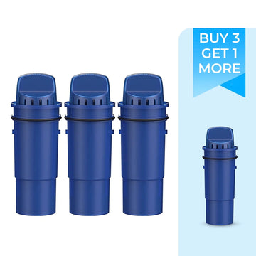 AQUA CREST Replacement for Pitcher Water Filter, CRF950Z, CRF950Z3A, PPF951K, CR-1100C, PPT700W, CR-6000C, PPT711W, PPT711 and More Pitchers and Dispensers, NSF Certified (4 Pack)