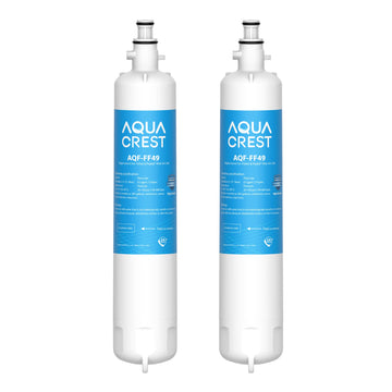 AQUA CREST 847200 Refrigerator Water Filter Replacement for Fisher & Paykel 847200, Fisher & Paykel Refrigerator Model Number E522, E422, E402, 2 Filters (Package may vary)