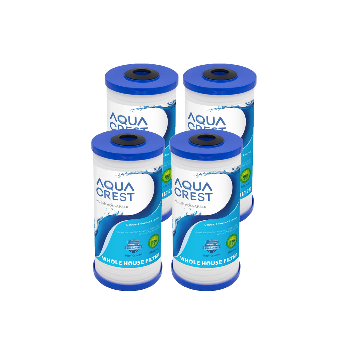 3 Packs AQUA CREST AP431 Water Filter eplacement for 3M Aqua-Pure AP431,  HF8-S