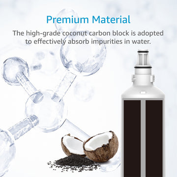 AQUACREST Replacement for Sub-Zero Ice 7012333 UC-15 Maker Water Filter, Compatible with Manitowoc K00374 AQF-7012333