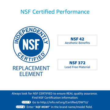 AQUACREST Replacement for GE® MSWF Refrigerator Water Filter
