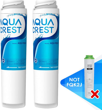 AQUACREST UnderSink Water Filter Replacement for GE® Water Filter FQSLF (Set of 2)