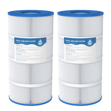 AQUACREST  Replacement for Pool Spa Filter Cartridges Pleatco PA90, CX900RE, C900, Unicel C-8409, Filbur FC-1292, Posi-Clear Sta-Rite PXC95, Clearwater II ProClean 100, 90 sq. ft, Pack of 2