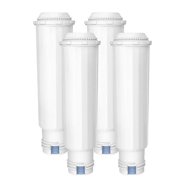 AQUA CREST Coffee-Machine Water Filter, Replacement for Krups F088 Filter, XP5220, XP5240, EA82 and EA9000-Including Various Models of AEG®, Bosch®, Siemens®, Gaggenau®, TÜV SÜD Certified (Pack of 4)