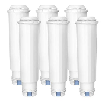 AQUA CREST Coffee-Machine Water Filter, Replacement for Krups F088 Filter, XP5220, XP5240, EA82 and EA9000-Including Various Models of AEG®, Bosch®, Siemens®, Gaggenau®, TÜV SÜD Certified (Pack of 6)