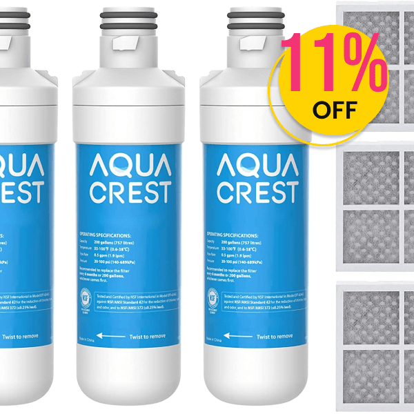 AQUACREST Refrigerator Water Filter, Replacement for LG® LT1000P®, LT1000PC, LT-1000PC and LT120F®