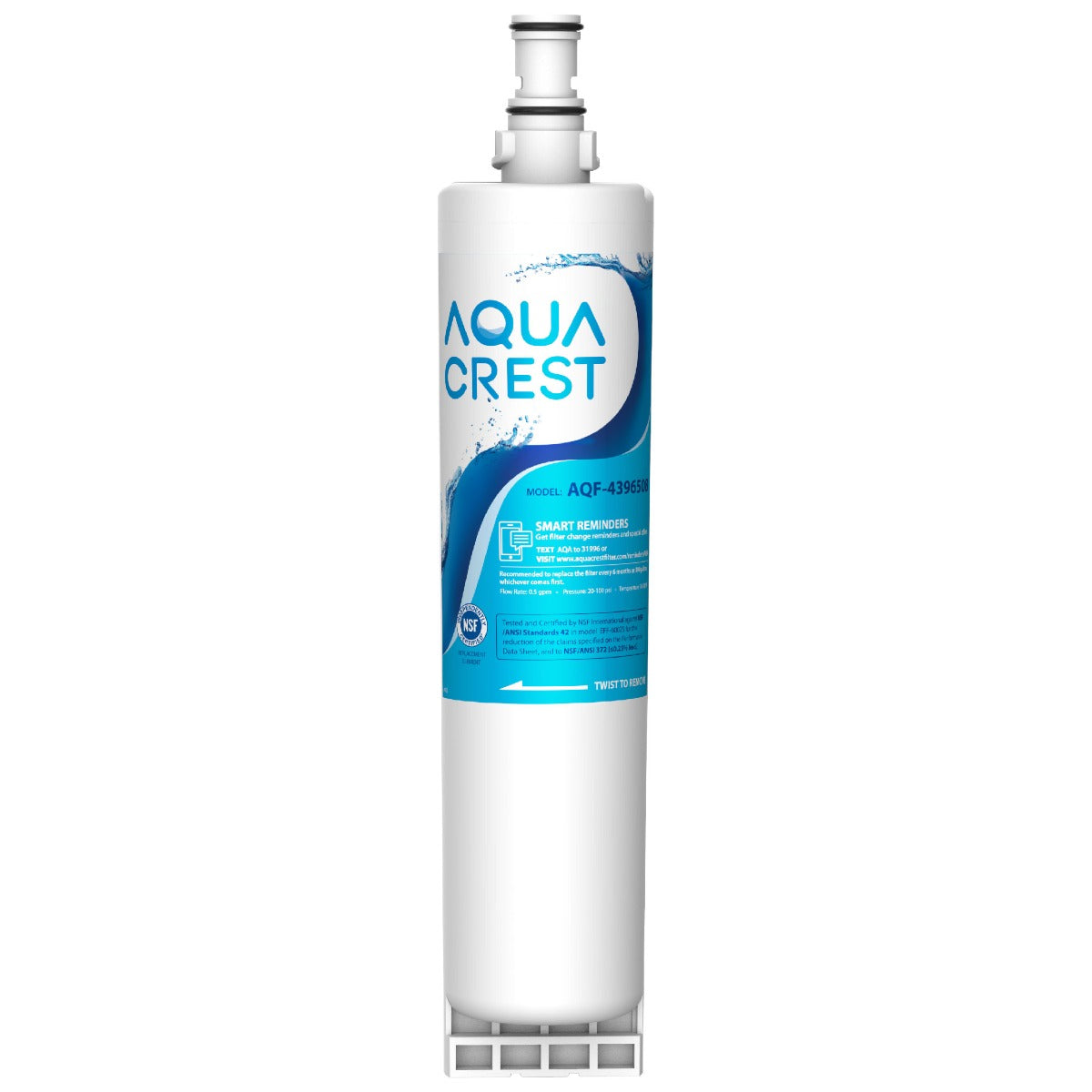 AQUACREST Replacement for Whirlpool®4396508 Refrigerator Water Filter