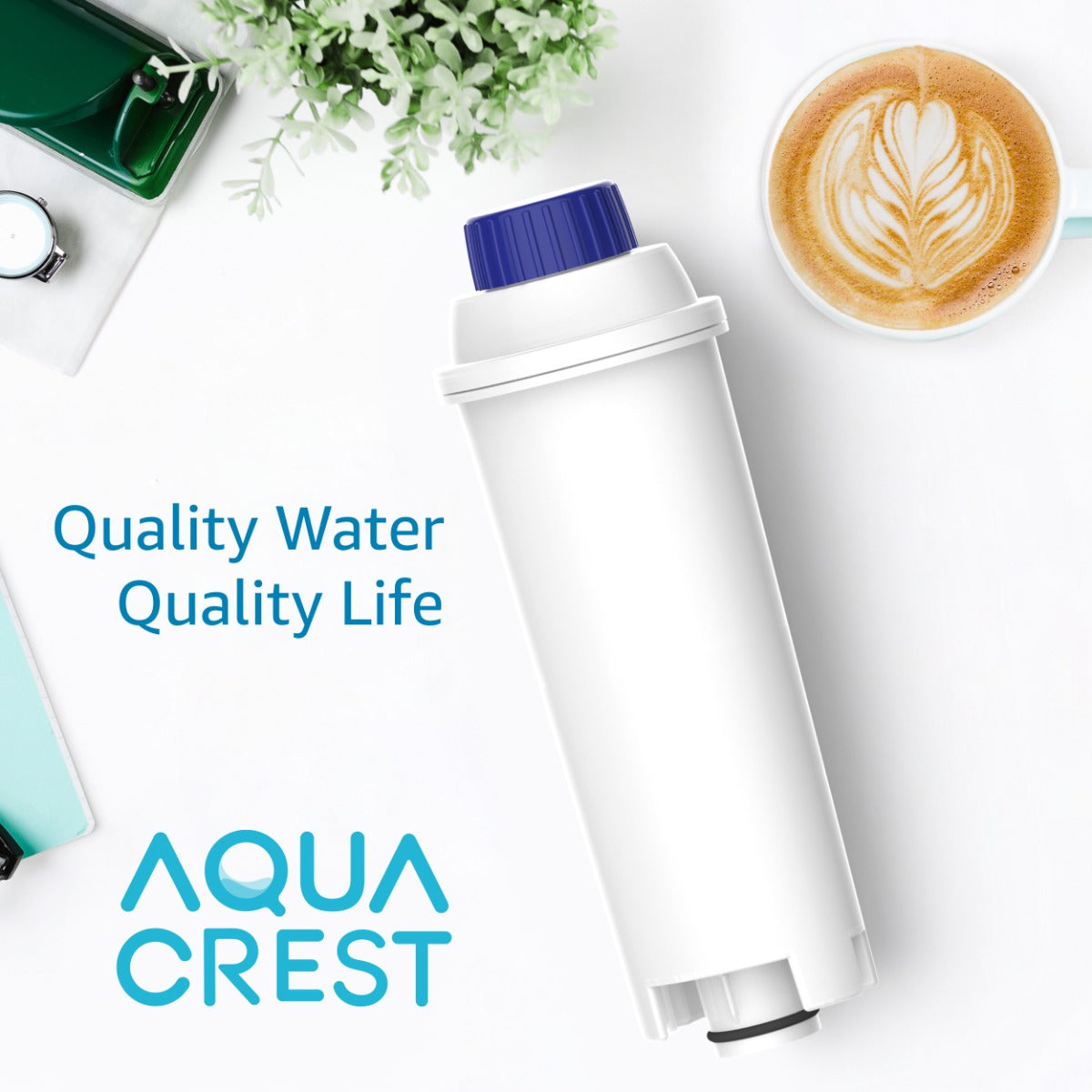 Replacement for De'Longhi C002 Coffee Filter AQUACREST 11