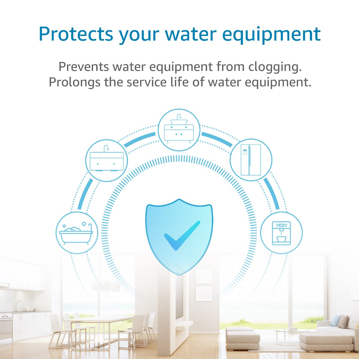 AQUACREST Replacement for GE FXHSC Whole House Water Filter