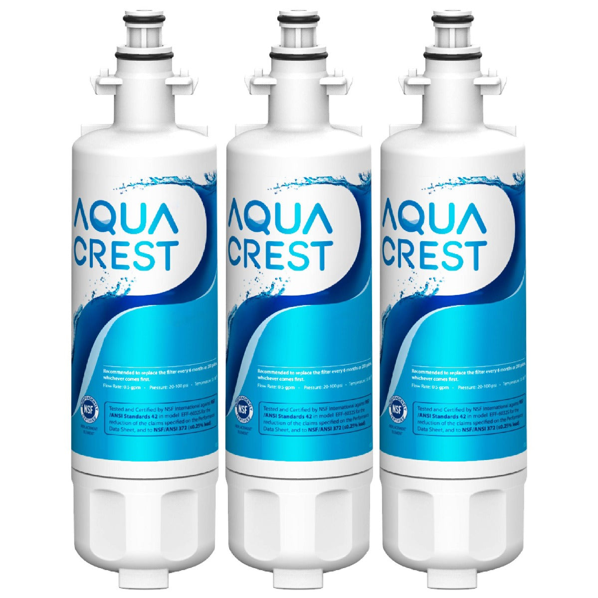 AQUACREST Replacement for LG® Refrigerator Water Filter LT700P®