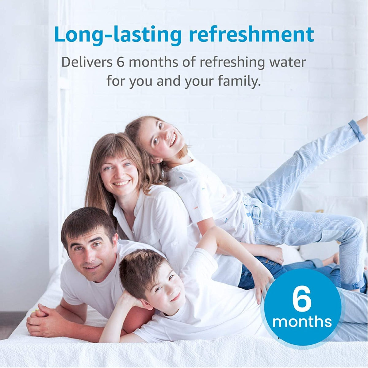 AquaCrest AQF-LT1000P Refrigerator Water Filter - 3 Pack (Fits LG Refrigerators)