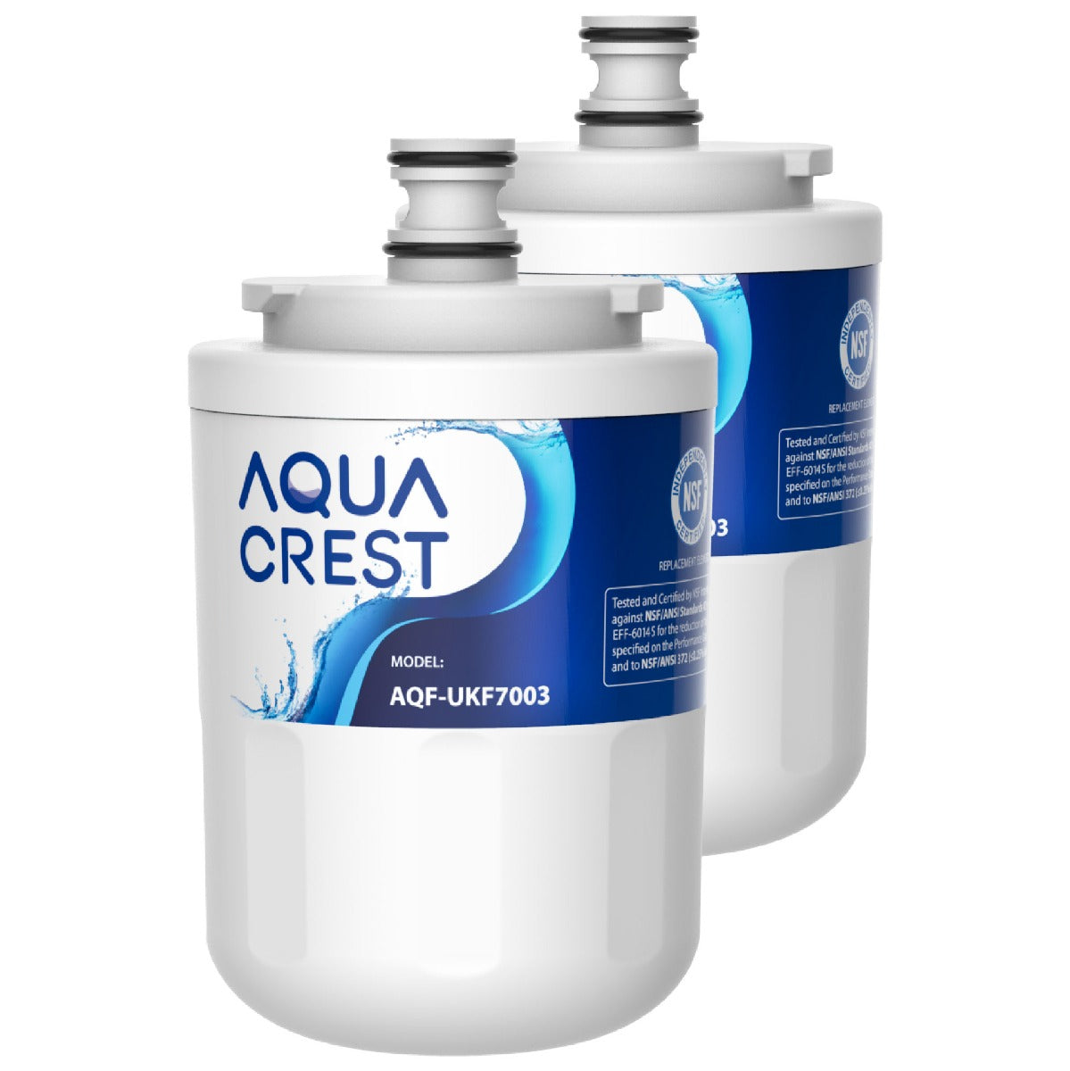 AQUACREST UKF7003 Refrigerator Water Filter, Replacement for Maytag ®UKF7003, UKF7002AXX, Whirlpool® EDR7D1, EDR7D2, EDR7D3