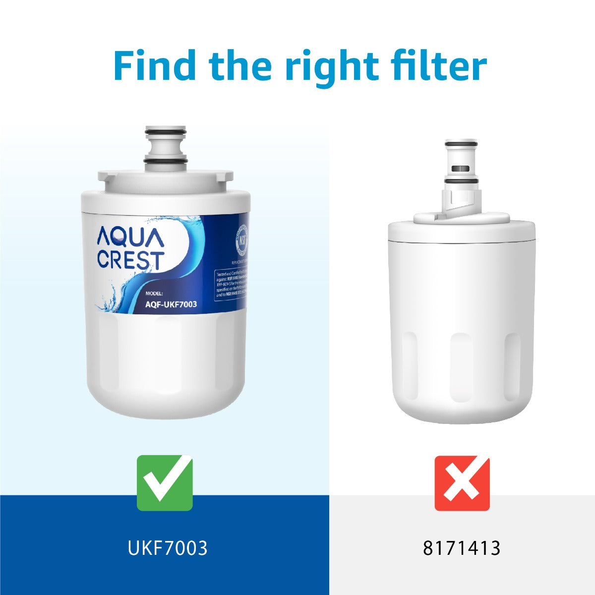 AQUACREST Replacement for Maytag UKF7003AXX Water Filter