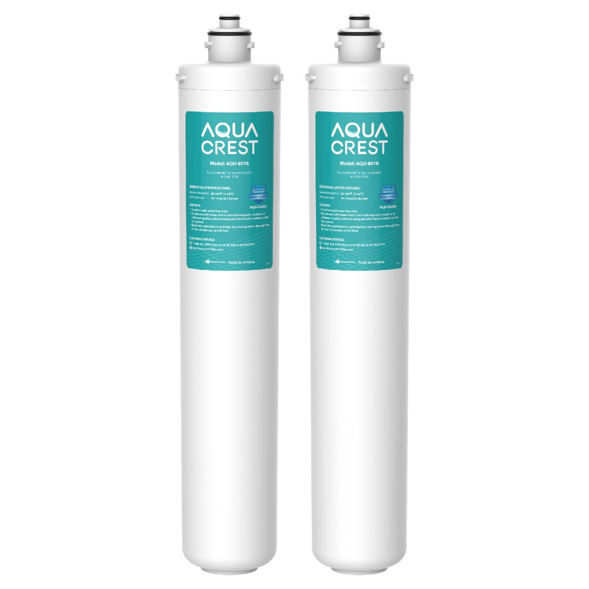 AQUACREST Replacement for Everpure H-300 Under Sink Filter