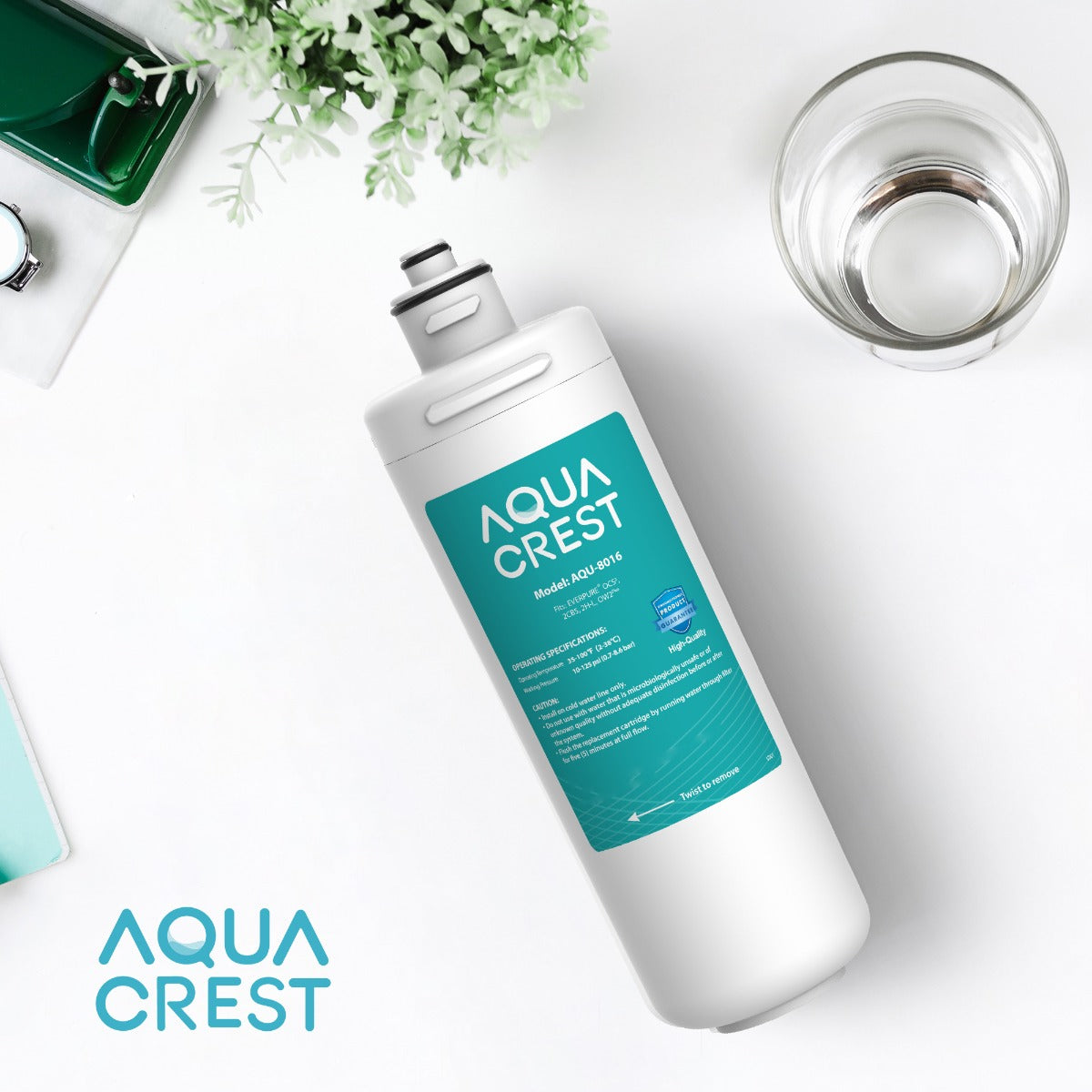 AQUACREST Replacement for Everpure OCS2 Under Sink Filter